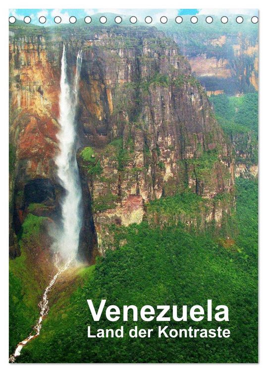 Produktbild: Venezuela - Land der Kontraste (Tischkalender 2026 DIN A5 hoch), CALVENDO Monatskalender