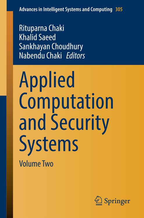 Produktbild: Applied Computation and Security Systems