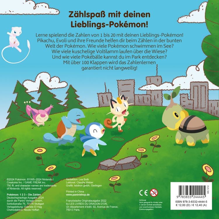 Produktbild: Pok&eacute;mon Junior: 1 2 3 &ndash; Die Zahlen