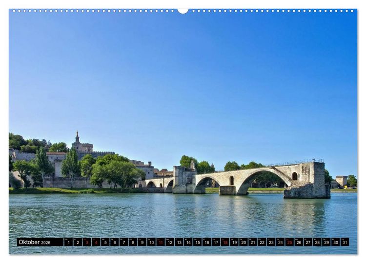 Produktbild: Verzaubernde Provence (hochwertiger Premium Wandkalender 2026 DIN A2 quer), Kunstdruck in Hochglanz