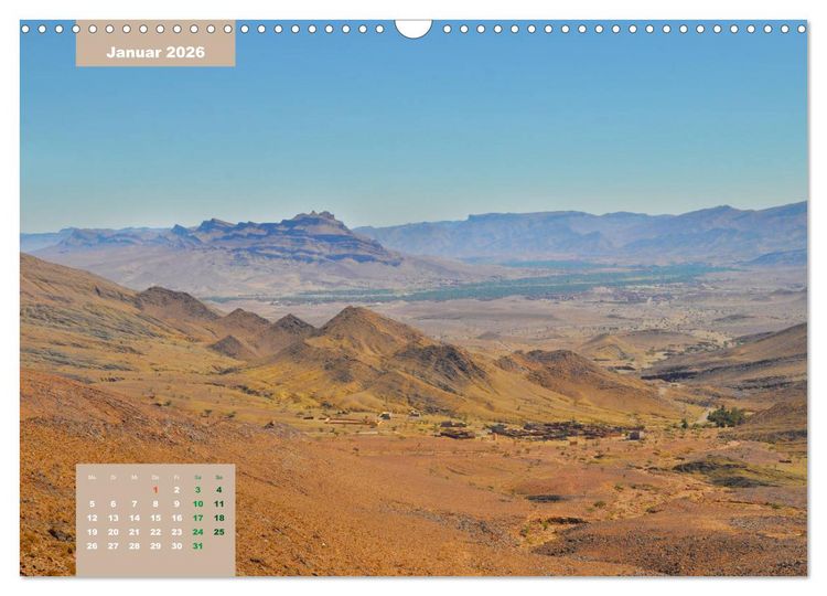 Produktbild: Erlebe mit mir das traumhafte Marokko (Wandkalender 2026 DIN A3 quer), CALVENDO Monatskalender
