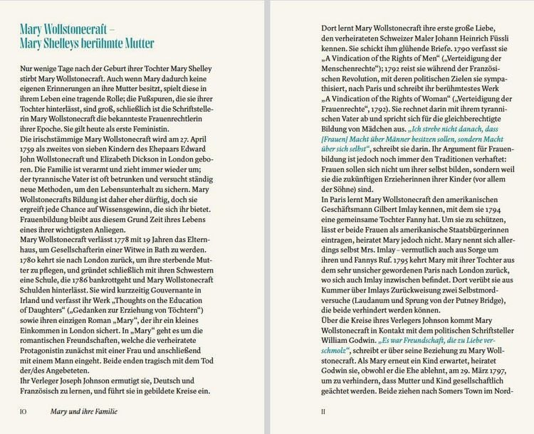 Produktbild: Mary Shelley &ndash; Wissenswertes & Erstaunliches &uuml;ber die Sch&ouml;pferin von &bdquo;Frankenstein&ldquo;
