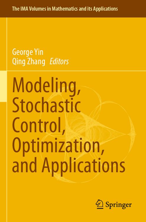 Produktbild: Modeling, Stochastic Control, Optimization, and Applications