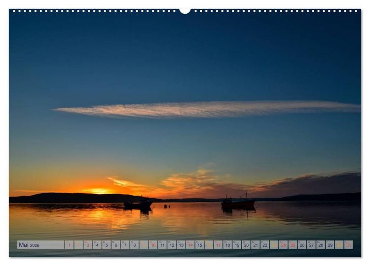 Produktbild: Kalender - Fotos selbst einkleben und selbst gestalten (hochwertiger Premium Wandkalender 2026 DIN A2 quer), Kunstdruck in Hochglanz