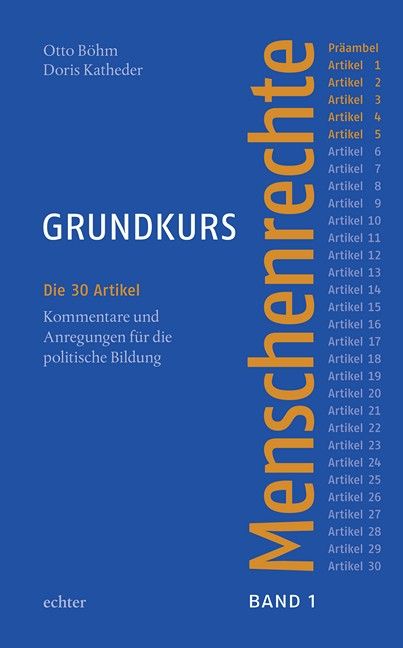 Produktbild: Grundkurs Menschenrechte / Grundkurs Menschenrechte - Band 1: Pr&auml;ambel, Artikel 1-5
