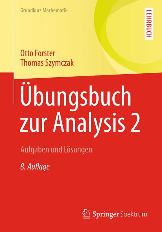 Bild vom Artikel Übungsbuch zur Analysis 2 vom Autor Otto Forster