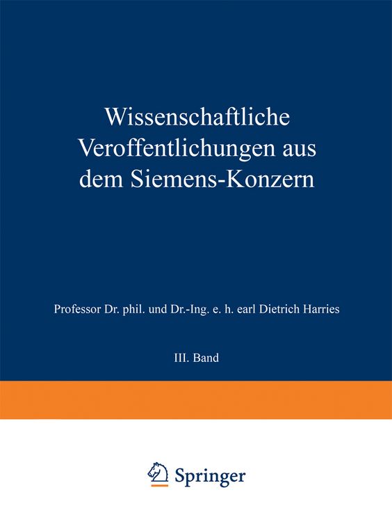 Produktbild: Wissenschaftliche Ver&ouml;ffentlichungen aus dem Siemens-Konzern