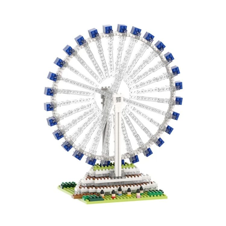 Produktbild: BRIXIES 200064 - Riesenrad, 3D Konstruktionsbausatz aus Ministeinen, 900 Teile