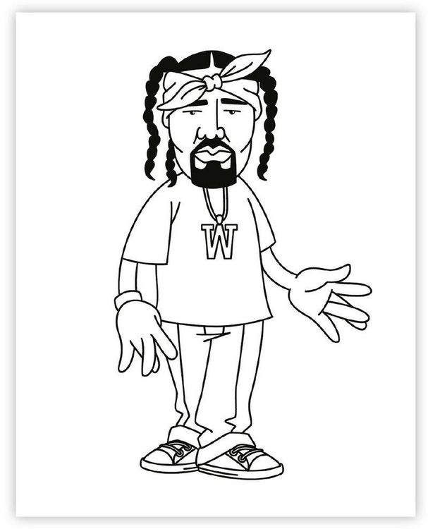 Produktbild: Hip Hop Coloring Book