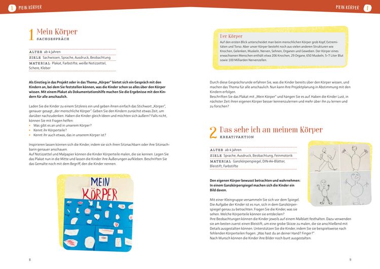 Produktbild: Projektreihe Kindergarten - Mein Körper