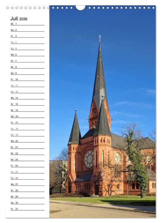 Produktbild: Dessau - Anhaltisches Erbe (Wandkalender 2026 DIN A3 hoch), CALVENDO Monatskalender