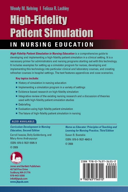 Produktbild: High-Fidelity Patient Simulation in Nursing Education