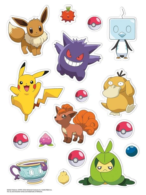 Produktbild: Pok&eacute;mon: Malspa&szlig; mit 3D-Stickern