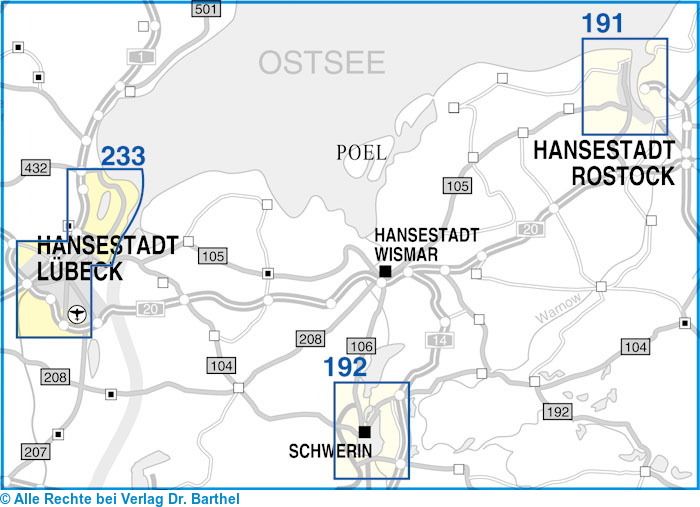 Produktbild: Stadtplan Hansestadt L&uuml;beck