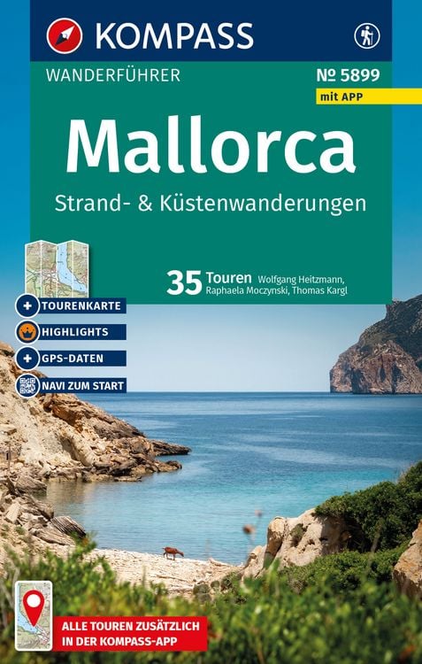 Bild vom Artikel KOMPASS Wanderführer Mallorca Strand- und Küstenwanderungen, 35 Touren mit Extra-Tourenkarte vom Autor Wolfgang Heitzmann