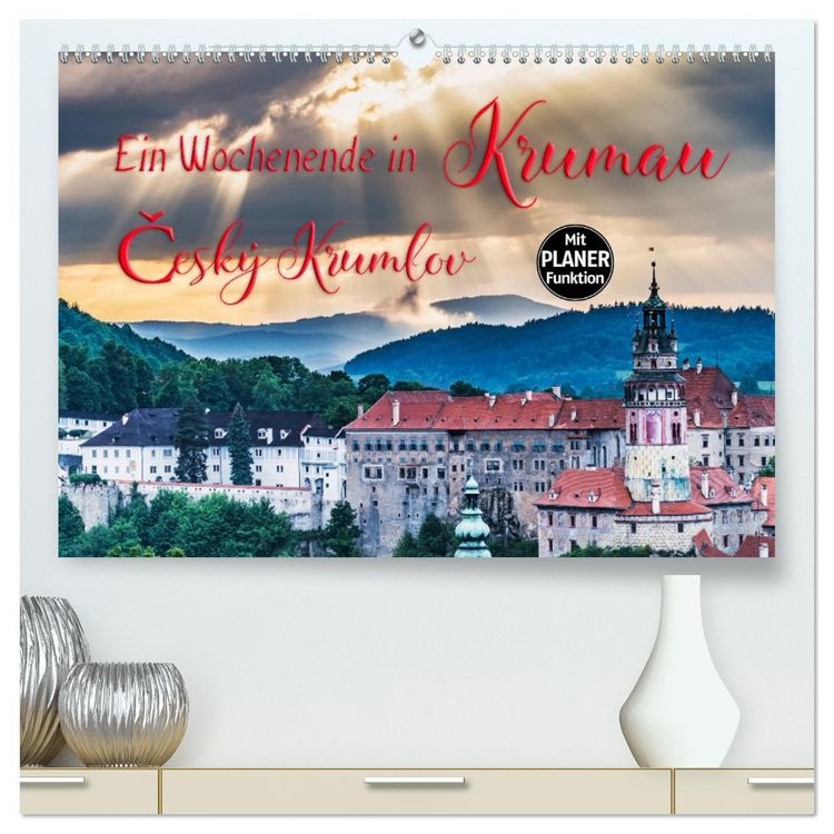 Produktbild: Ein Wochenende in Krumau (hochwertiger Premium Wandkalender 2026 DIN A2 quer), Kunstdruck in Hochglanz