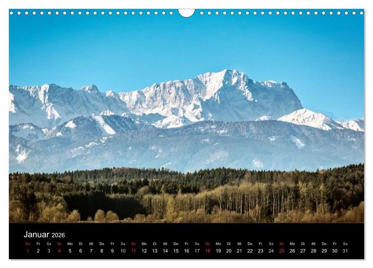 Produktbild: Unser Bayern (Wandkalender 2026 DIN A3 quer), CALVENDO Monatskalender