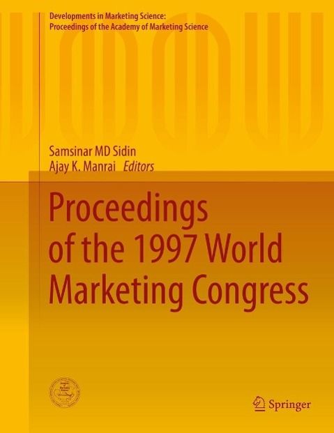 Produktbild: Proceedings of the 1997 World Marketing Congress