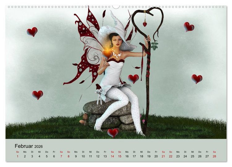 Produktbild: Elfenlichter, die Reise geht weiter (Wandkalender 2026 DIN A2 quer), CALVENDO Monatskalender