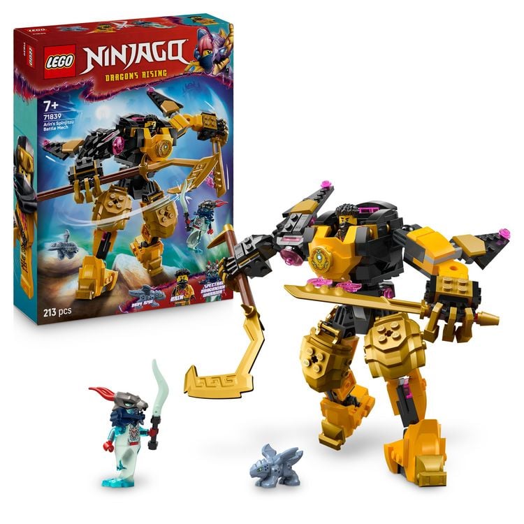 Bild vom Artikel LEGO NINJAGO Arins Spinjitzumech - Spielset mit 2 Minifiguren - 71839 vom Autor 