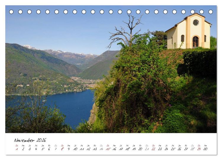 Produktbild: Motive rund um den See Lago Maggiore (Tischkalender 2026 DIN A5 quer), CALVENDO Monatskalender