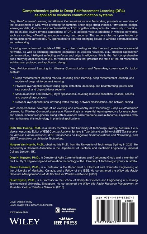Produktbild: Deep Reinforcement Learning for Wireless Communications and Networking