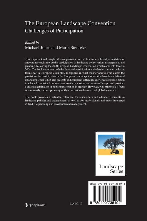 Produktbild: The European Landscape Convention