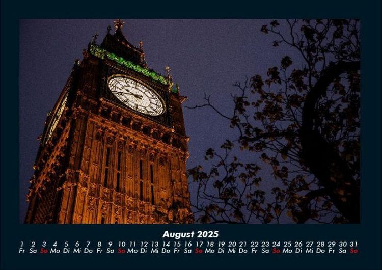 Produktbild: London 2025 Fotokalender DIN A4