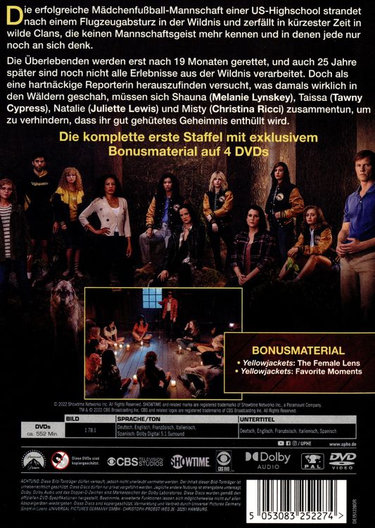 Produktbild: Yellowjackets - Staffel 1 [4 DVDs]