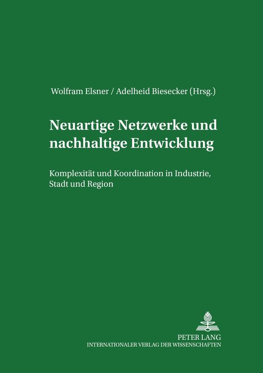 Produktbild: Neuartige Netzwerke und nachhaltige Entwicklung