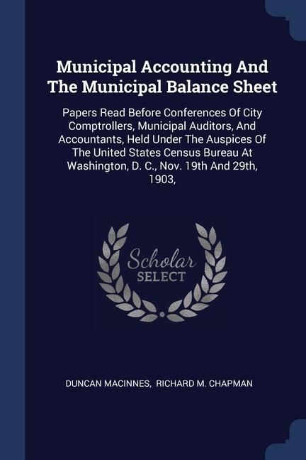 Produktbild: Municipal Accounting And The Municipal Balance Sheet