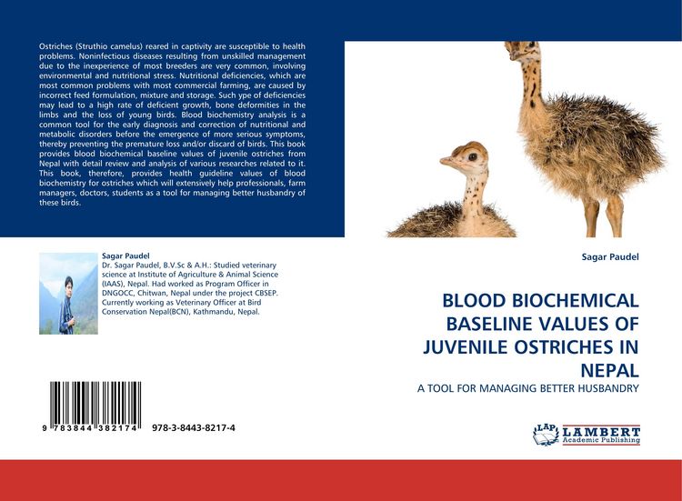 Produktbild: Blood Biochemical Baseline Values Of Juvenile Ostriches in Nepal