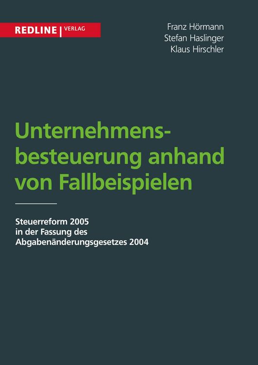 Produktbild: Unternehmensbesteuerung anhand von Fallbeispielen