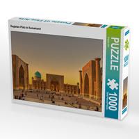 Produktbild: CALVENDO Puzzle Registan Platz in Samarkand | 1000 Teile Lege-Gr&ouml;&szlig;e 64x48cm Foto-Puzzle f&uuml;r gl&uuml;ckliche Stunden
