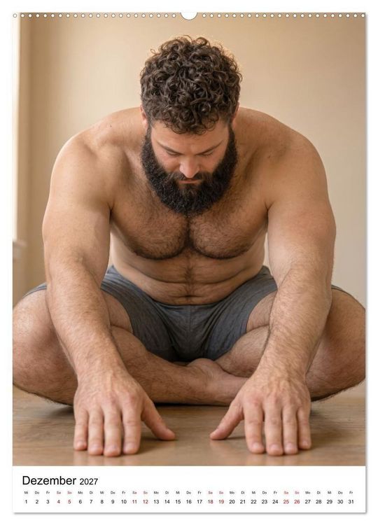 Produktbild: Yoga f&uuml;r Helden (hochwertiger Premium Wandkalender 2027 DIN A2 hoch), Kunstdruck in Hochglanz