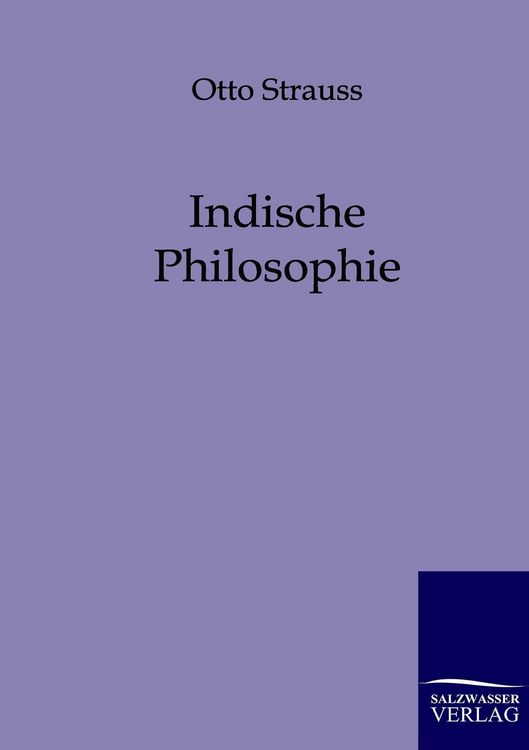 Produktbild: Indische Philosophie