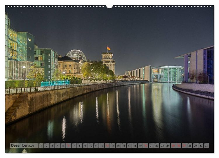 Produktbild: Berlin - fotografiert von Michael Allmaier (hochwertiger Premium Wandkalender 2026 DIN A2 quer), Kunstdruck in Hochglanz