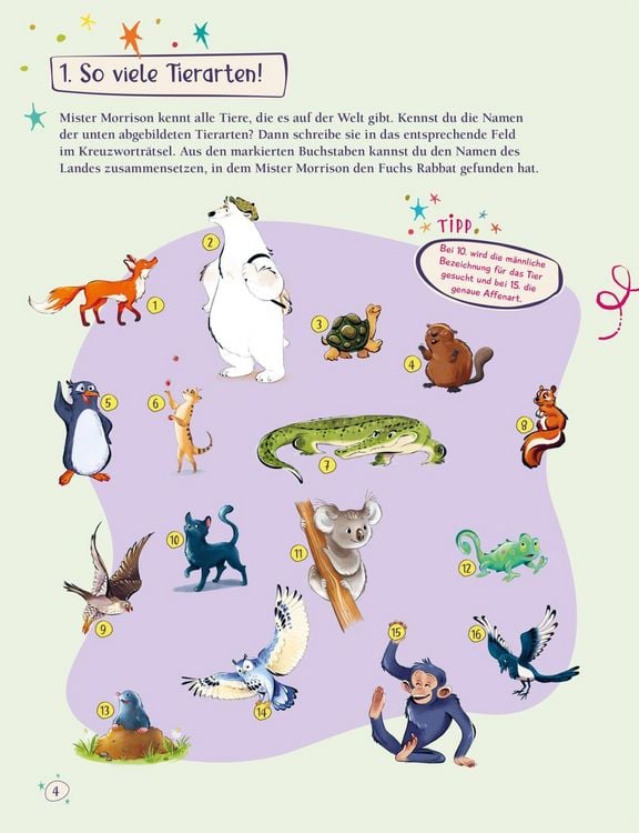Produktbild: Die Schule der magischen Tiere Besch&auml;ftigung: Das gro&szlig;e R&auml;tselbuch