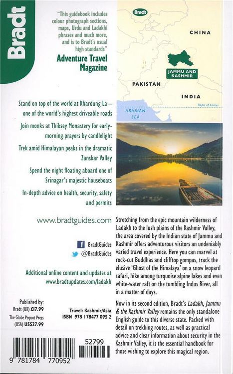 Produktbild: Ladakh, Jammu and the Kashmir Valley Bradt Guide
