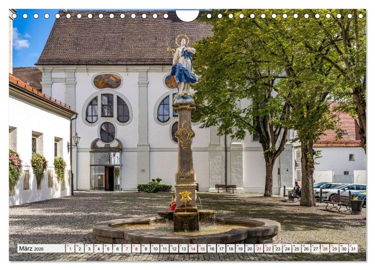 Produktbild: Landkreis Dillingen Donau (Wandkalender 2026 DIN A4 quer), CALVENDO Monatskalender