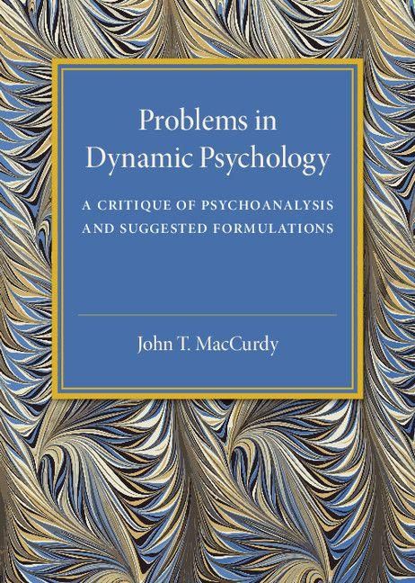 Produktbild: Problems in Dynamic Psychology