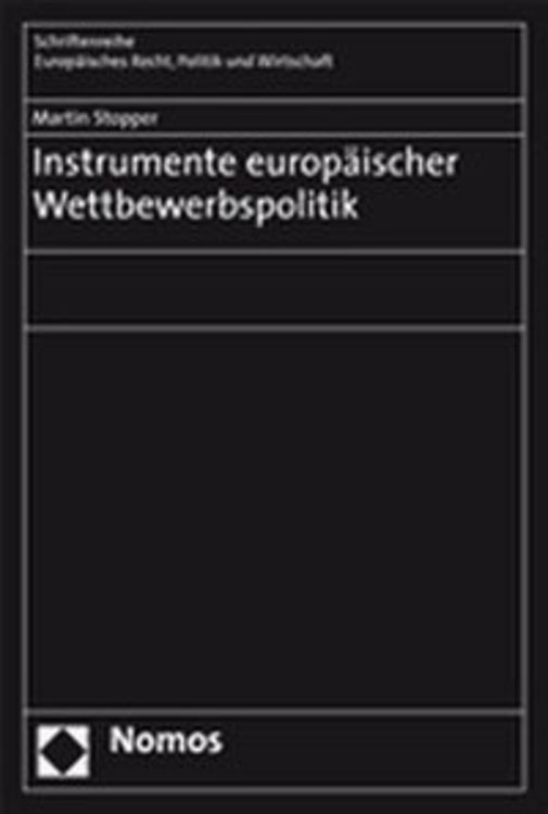 Produktbild: Instrumente europ&auml;ischer Wettbewerbspolitik