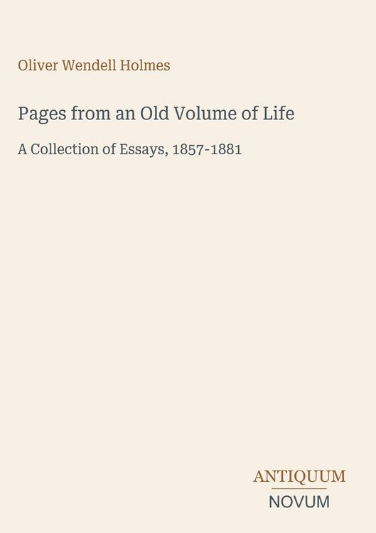 Produktbild: Pages from an Old Volume of Life