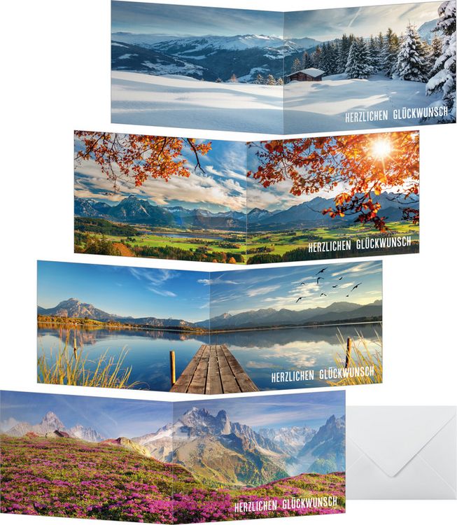 Produktbild: Karte A6 Set Mounta.landscapes