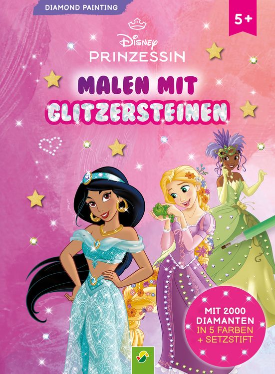 Produktbild: Disney Prinzessin Diamond Painting I Malen mit Glitzersteinen
