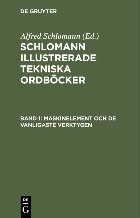 Produktbild: Maskinelement och de vanligaste Verktygen