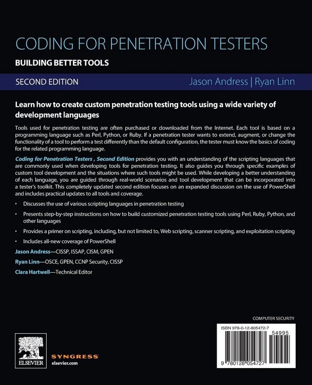 Produktbild: Coding for Penetration Testers