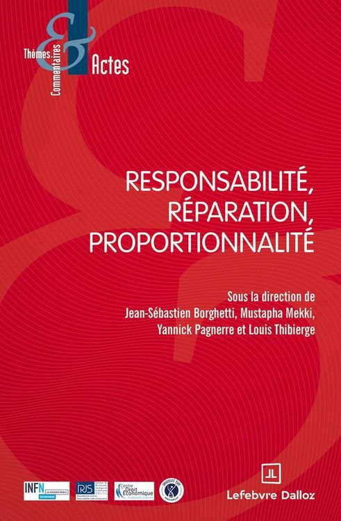 Produktbild: Responsabilite, Reparation, Proportionnalite
