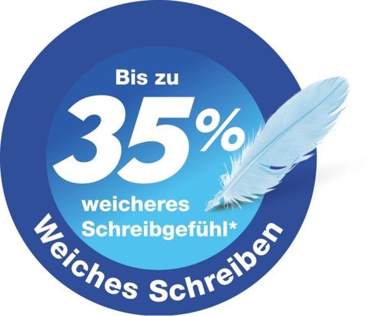 Produktbild: BIC Kugelschreiber Cristal Soft 0.45mm blau, 4er Set