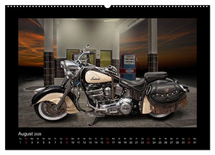 Produktbild: Motorrad-Tr&auml;ume &ndash; Chopper und Custombikes (hochwertiger Premium Wandkalender 2026 DIN A2 quer), Kunstdruck in Hochglanz